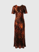 Scarborough Dress - Leopard Jaguar