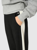 Renzi Stripe Sweatpants - Black