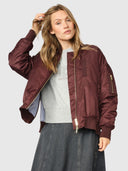 Ruby Bomber Jacket - Fudge