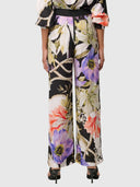 Once Was Sorrel Wide Leg Pant - Tangled Blossom