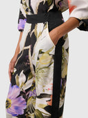 Once Was Sorrel Wide Leg Pant - Tangled Blossom