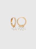Jasmine Huggies – 18ct Gold Vermeil