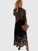 Savannah Skirt - Black Blossom