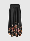 Savannah Skirt - Black Blossom