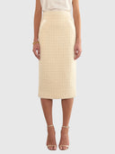 Selene Verity Midi Skirt – Cream