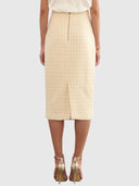 Selene Verity Midi Skirt – Cream