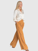 Bijou Pant - Caramel Crepe