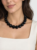 Statement Necklace – Large Black Onyx