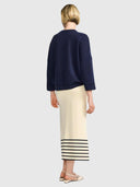 T Peached Contemp Sweatshirt - Midnight Blue