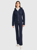Tapered Hoodie Jacket - Midnight Blue
