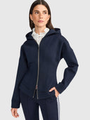 Tapered Hoodie Jacket - Midnight Blue