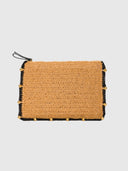Terra Beads Clutch – Natural/Black