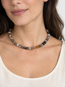 Tourmalinated Quartz Necklace - Milk