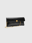 Felix Clutch - Black Croc