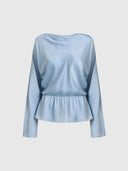 Locket Top - Portrait Blue