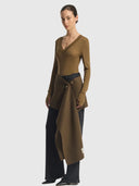 Lotus Top - Khaki