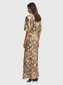 Scorpius Silk Dress – Python Print
