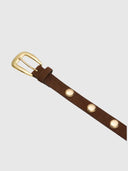 Scott Belt - Tan Suede