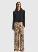 Skylark Silk Pant – Python Print