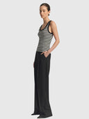 Tank - Black/Ivory Stripe