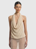 Chromatic Halter Top - Natural
