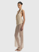 Chromatic Halter Top - Natural