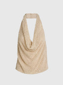 Chromatic Halter Top - Natural