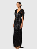 Velare Maxi - Silhouette Black Sequin