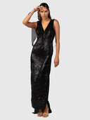 Velare Maxi - Silhouette Black Sequin