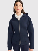 Tapered Hoodie Jacket - Midnight Blue