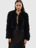 Mahattan Crop Jacket - Black