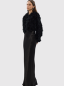 Mahattan Crop Jacket - Black