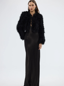 Mahattan Crop Jacket - Black