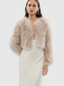 Mahattan Crop Jacket - Blush
