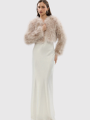 Mahattan Crop Jacket - Blush