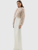 Mahattan Crop Jacket - Blush
