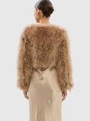 Mahattan Crop Jacket - Toffee