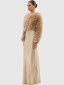 Mahattan Crop Jacket - Toffee