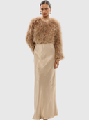 Mahattan Crop Jacket - Toffee