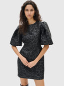 Zina Slit Dress - Black
