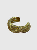 Detailed Cuff Bangle – Gold