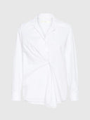 Dallas Pleated Shirt - Pure White