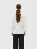 Dallas Pleated Shirt - Pure White