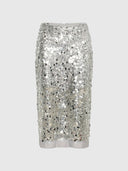 Davina Skirt - Silver
