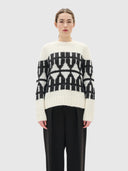 Tei Pullover - Light Lurex Fairisle