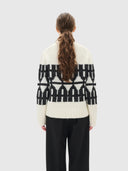 Tei Pullover - Light Lurex Fairisle