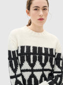 Tei Pullover - Light Lurex Fairisle