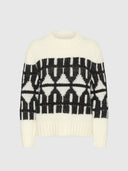 Tei Pullover - Light Lurex Fairisle