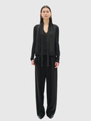 Thani Short Cardigan - Black