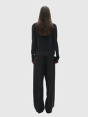 Thani Short Cardigan - Black